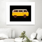 Yellow Van by Florent Bodart on GIANT ART - yellow digital painting