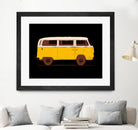 Yellow Van by Florent Bodart on GIANT ART - yellow digital painting