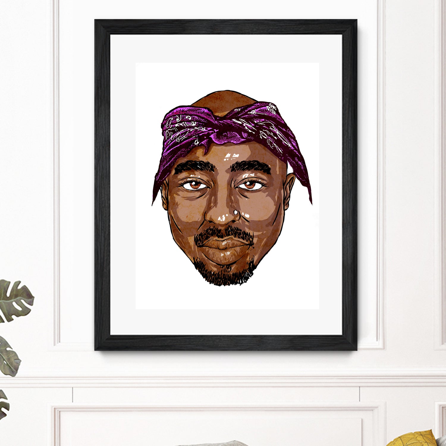 2Pac by Delano Limoen on GIANT ART - brown digital painting