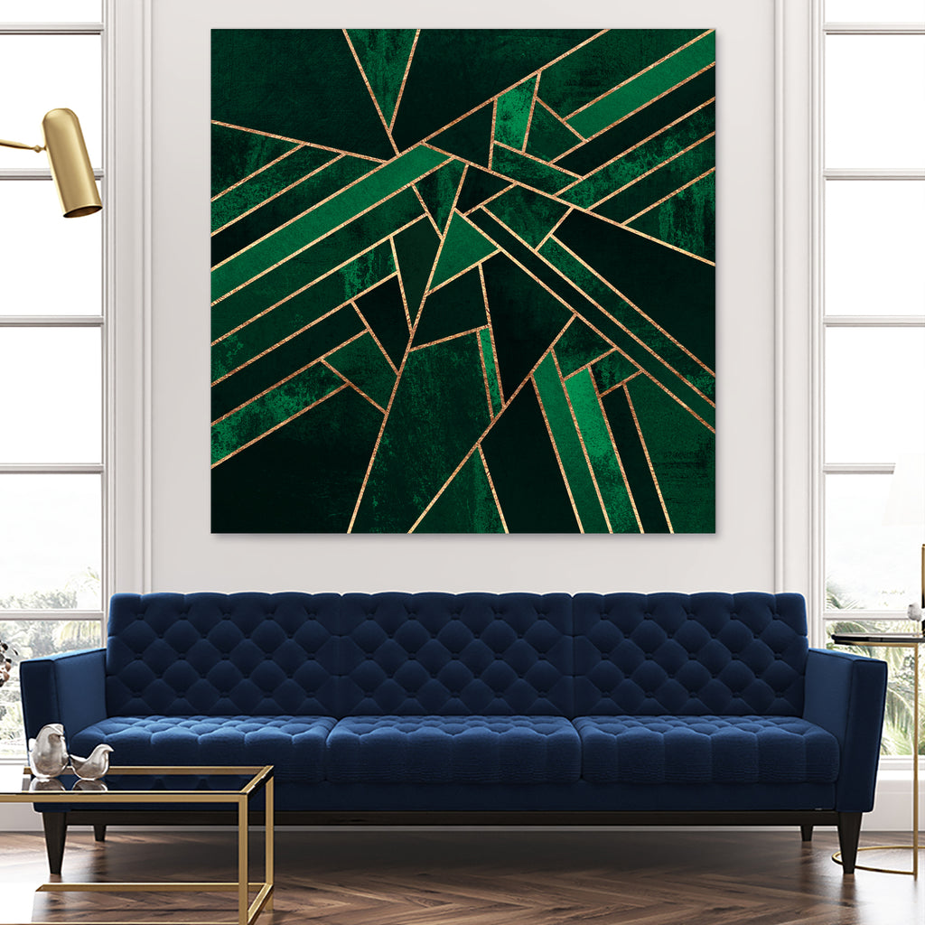 Emerald Night by Elisabeth Fredriksson on GIANT ART - green digital painting