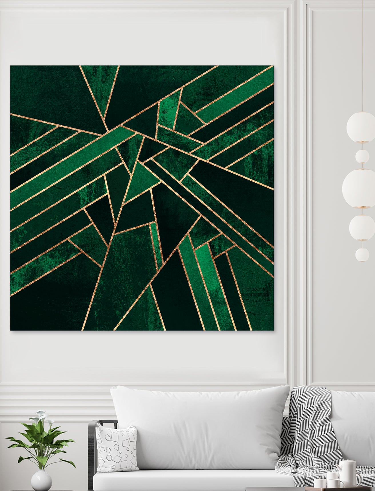 Emerald Night by Elisabeth Fredriksson on GIANT ART - green digital painting