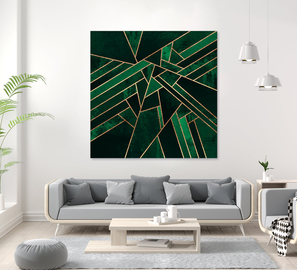 Emerald Night by Elisabeth Fredriksson on GIANT ART - green digital painting