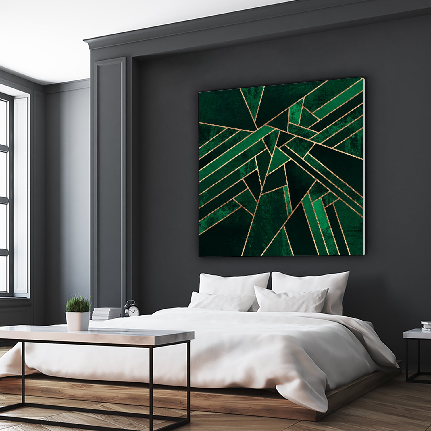 Emerald Night by Elisabeth Fredriksson on GIANT ART - green digital painting