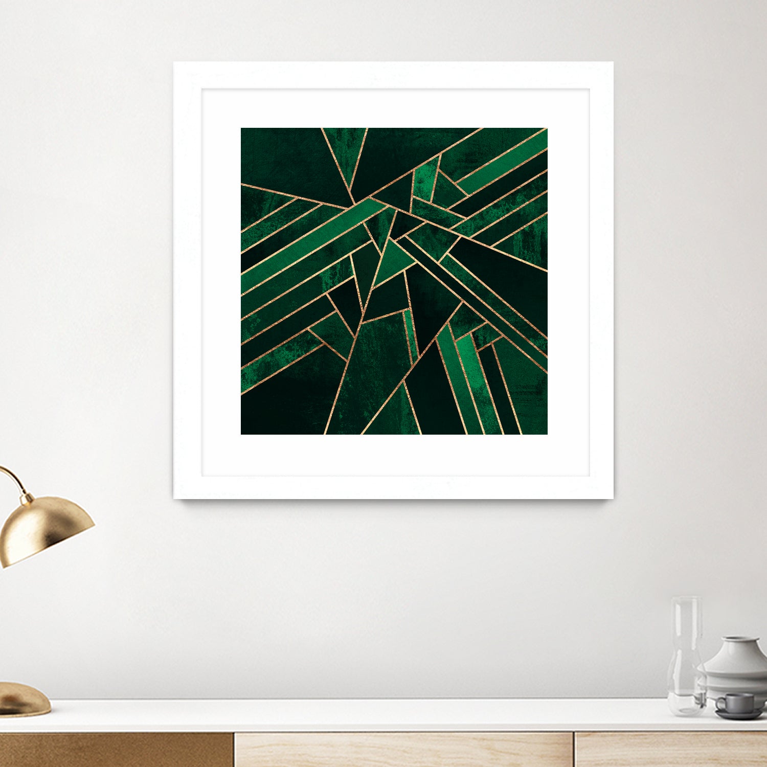 Emerald Night by Elisabeth Fredriksson on GIANT ART - green digital painting