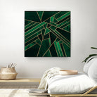 Emerald Night by Elisabeth Fredriksson on GIANT ART - green digital painting