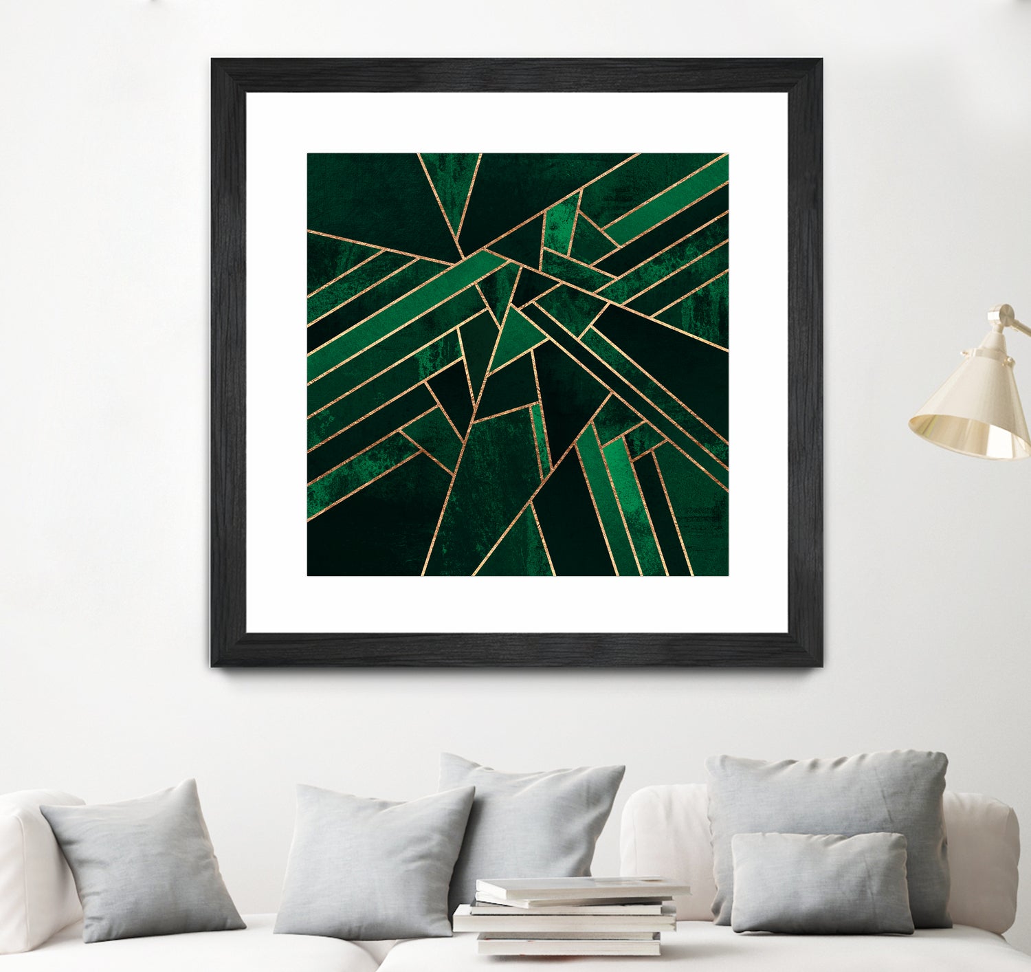 Emerald Night by Elisabeth Fredriksson on GIANT ART - green digital painting