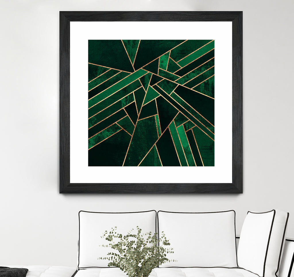 Emerald Night by Elisabeth Fredriksson on GIANT ART - green digital painting