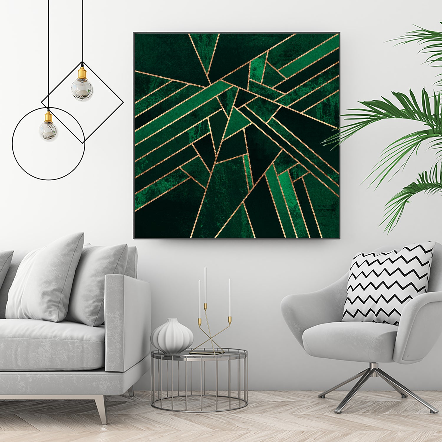 Emerald Night by Elisabeth Fredriksson on GIANT ART - green digital painting