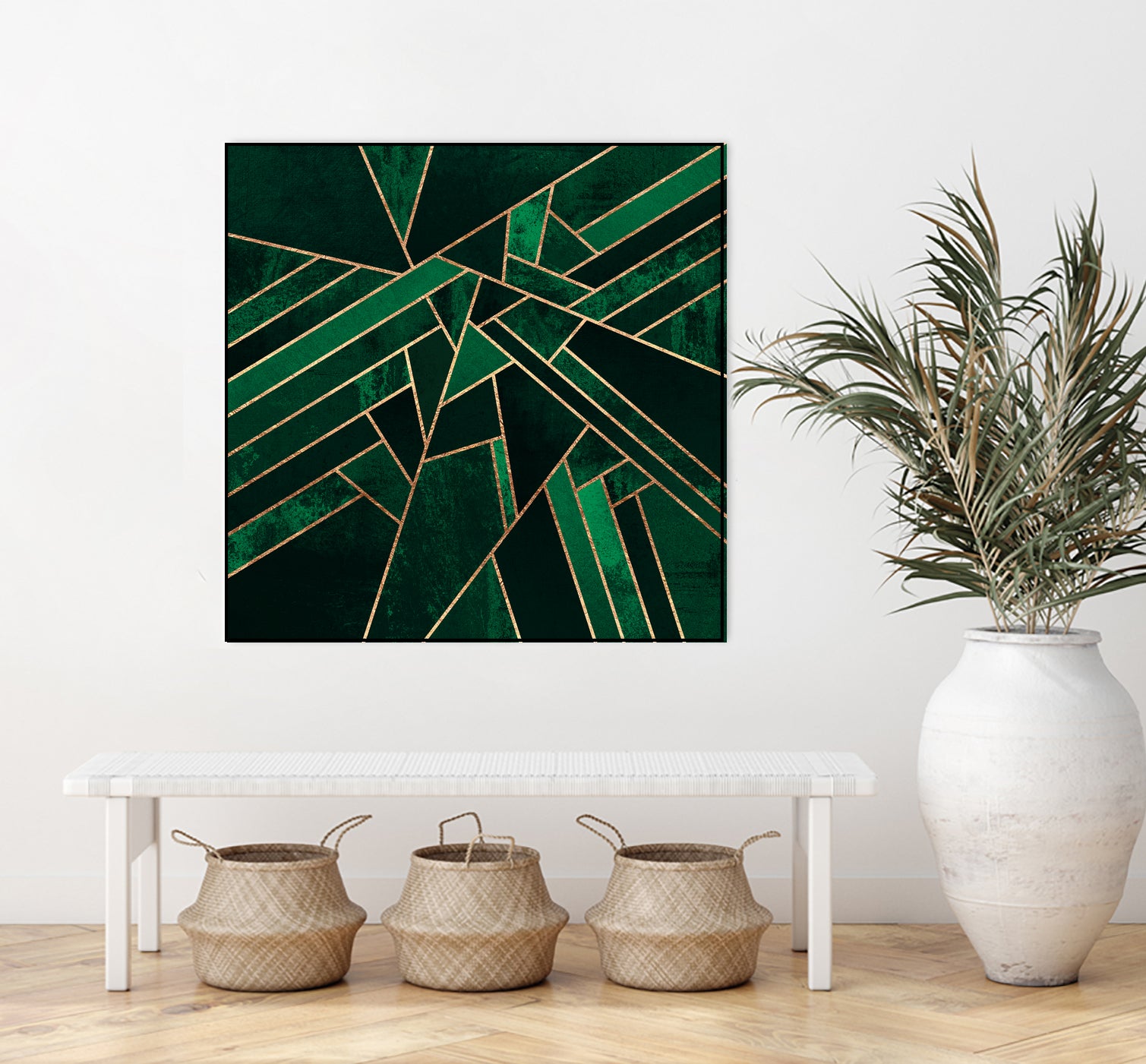 Emerald Night by Elisabeth Fredriksson on GIANT ART - green digital painting