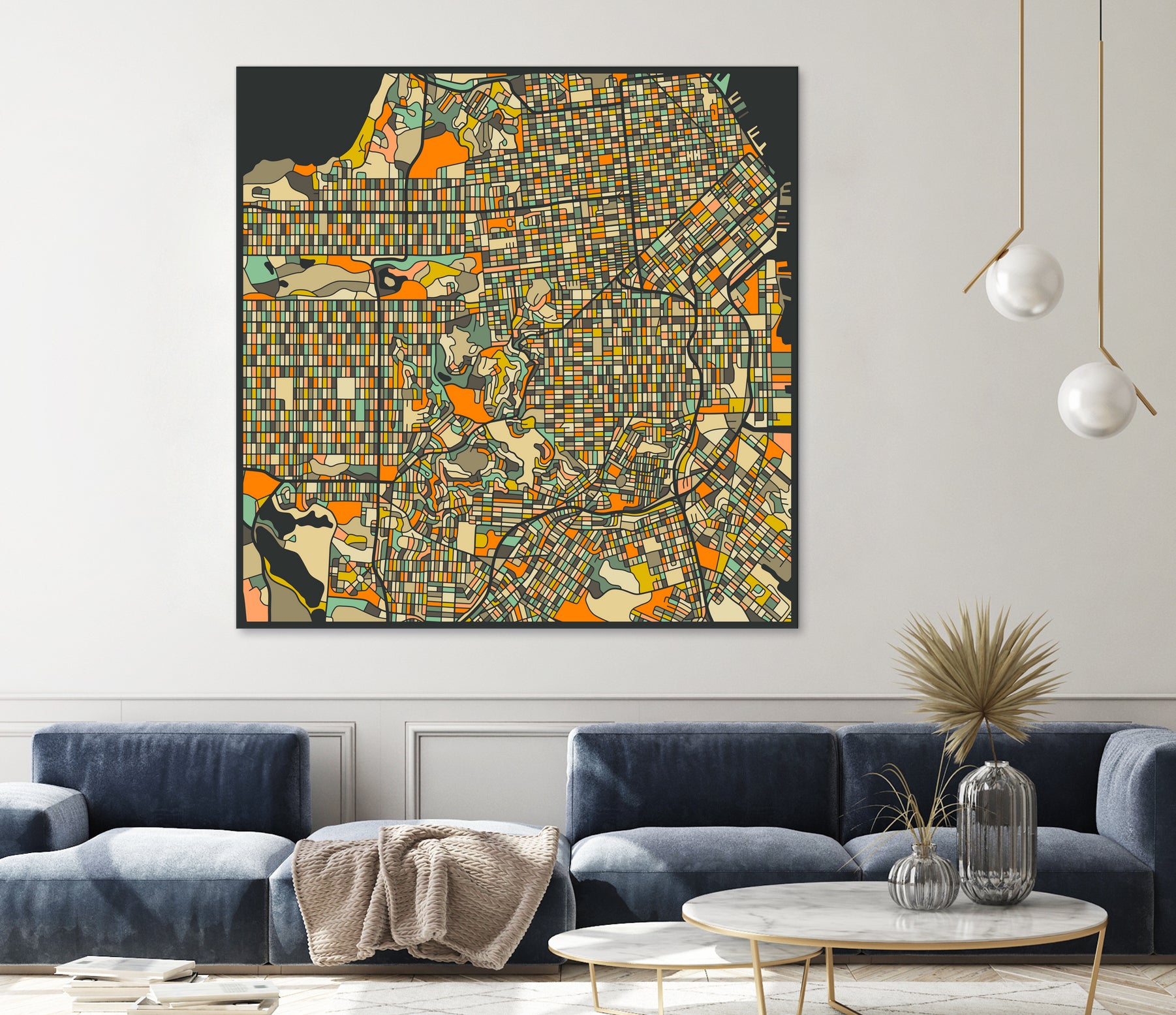 San Francisco by Jazzberry Blue on GIANT ART - black vector illustration