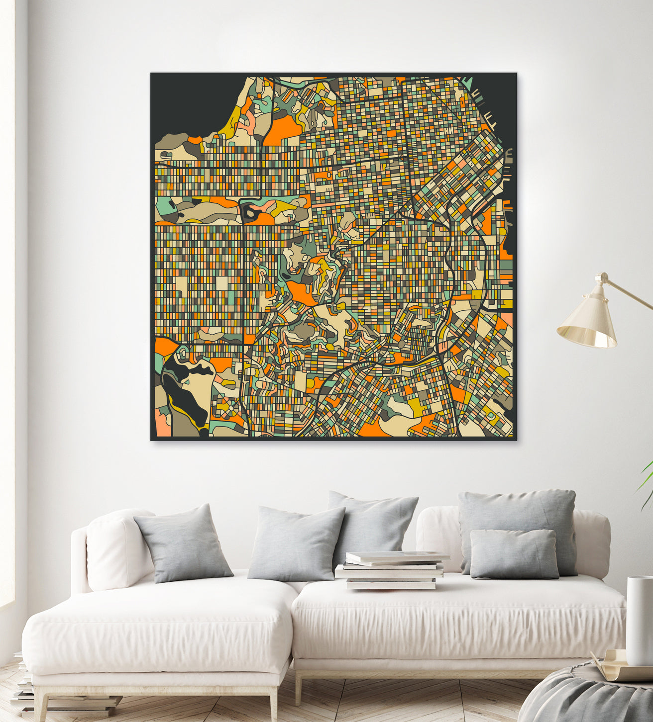 San Francisco by Jazzberry Blue on GIANT ART - black vector illustration