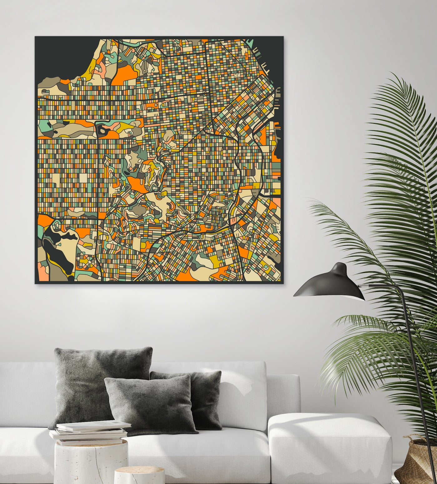 San Francisco by Jazzberry Blue on GIANT ART - black vector illustration