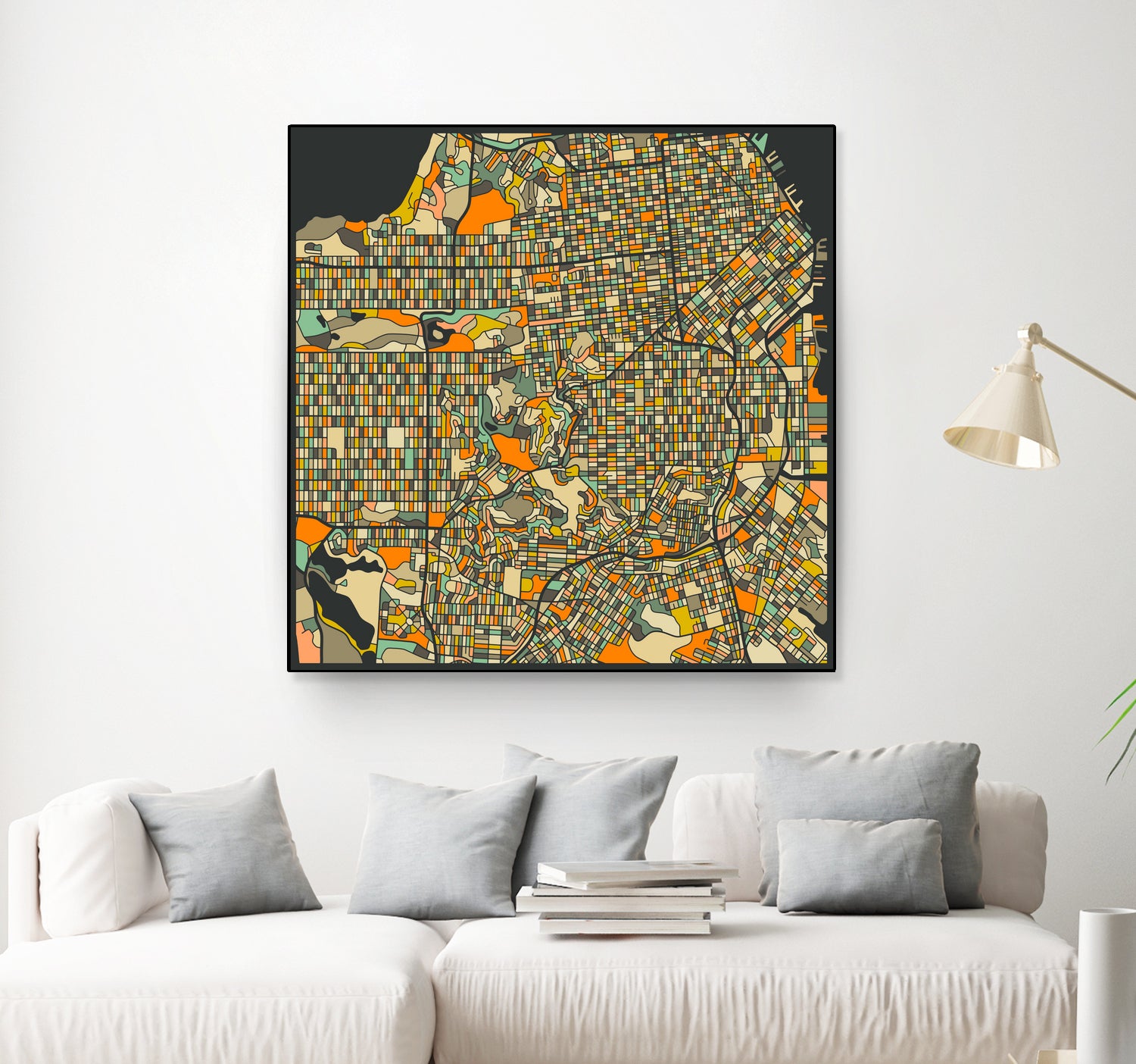 San Francisco by Jazzberry Blue on GIANT ART - black vector illustration