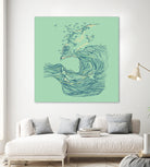 Ocean Breath by ChalermPhol Harnchakkham on GIANT ART - blue digital drawing