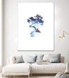 The last apple tree by Robert Farkas on GIANT ART - blue digital painting