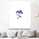 The last apple tree by Robert Farkas on GIANT ART - blue digital painting