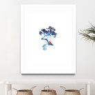 The last apple tree by Robert Farkas on GIANT ART - blue digital painting