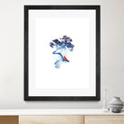 The last apple tree by Robert Farkas on GIANT ART - blue digital painting