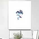 The last apple tree by Robert Farkas on GIANT ART - blue digital painting