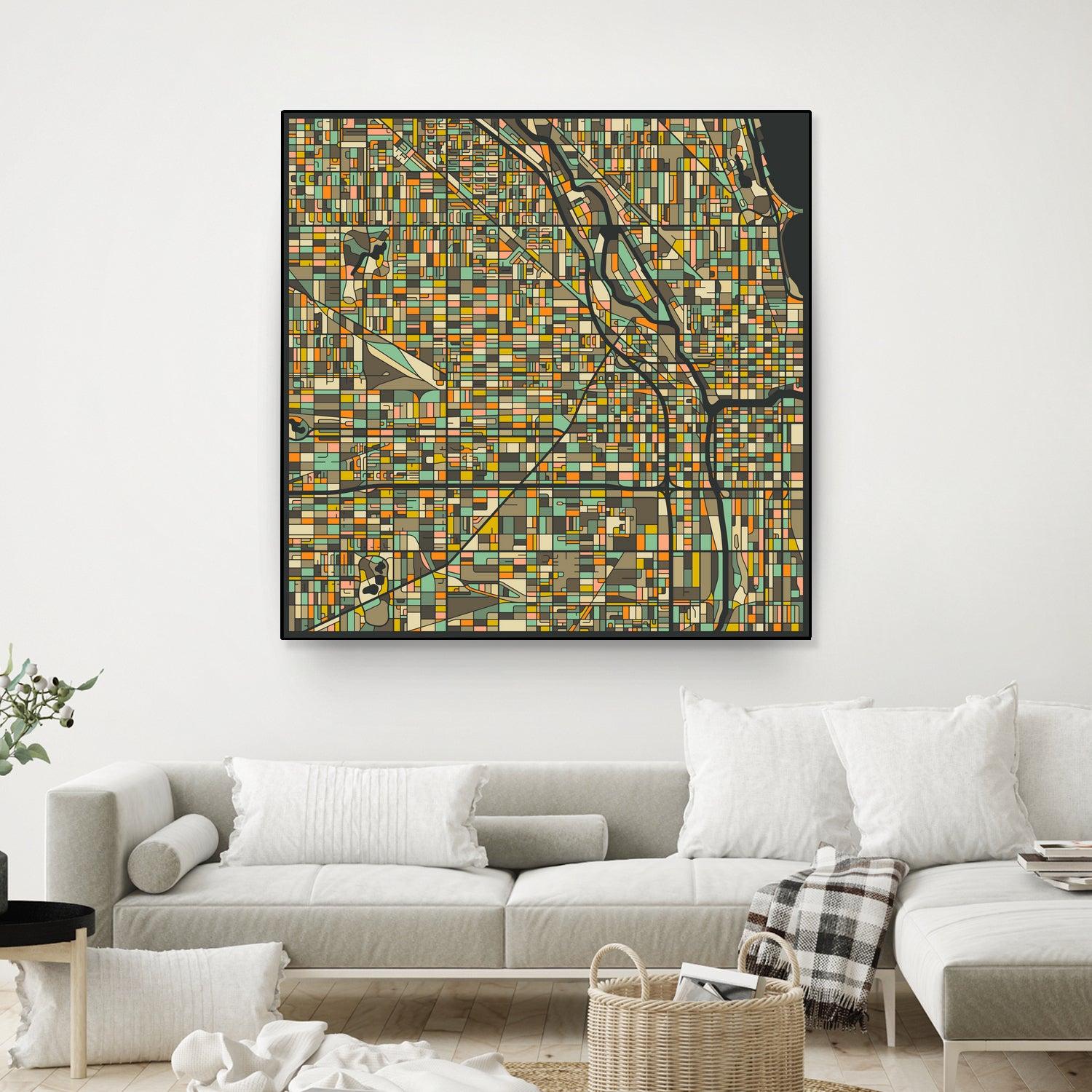 Chicago by Jazzberry Blue on GIANT ART - black vector illustration