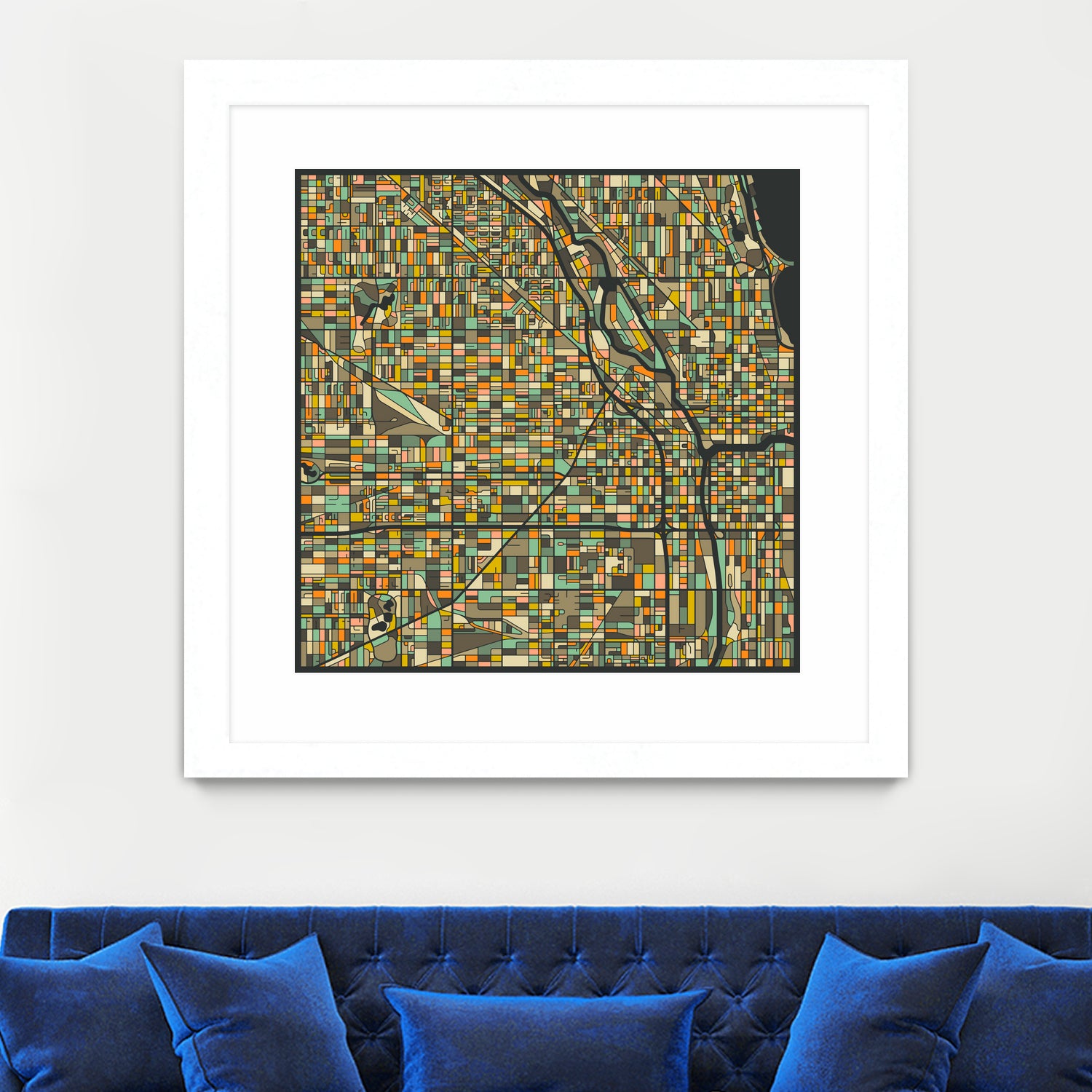 Chicago by Jazzberry Blue on GIANT ART - black vector illustration