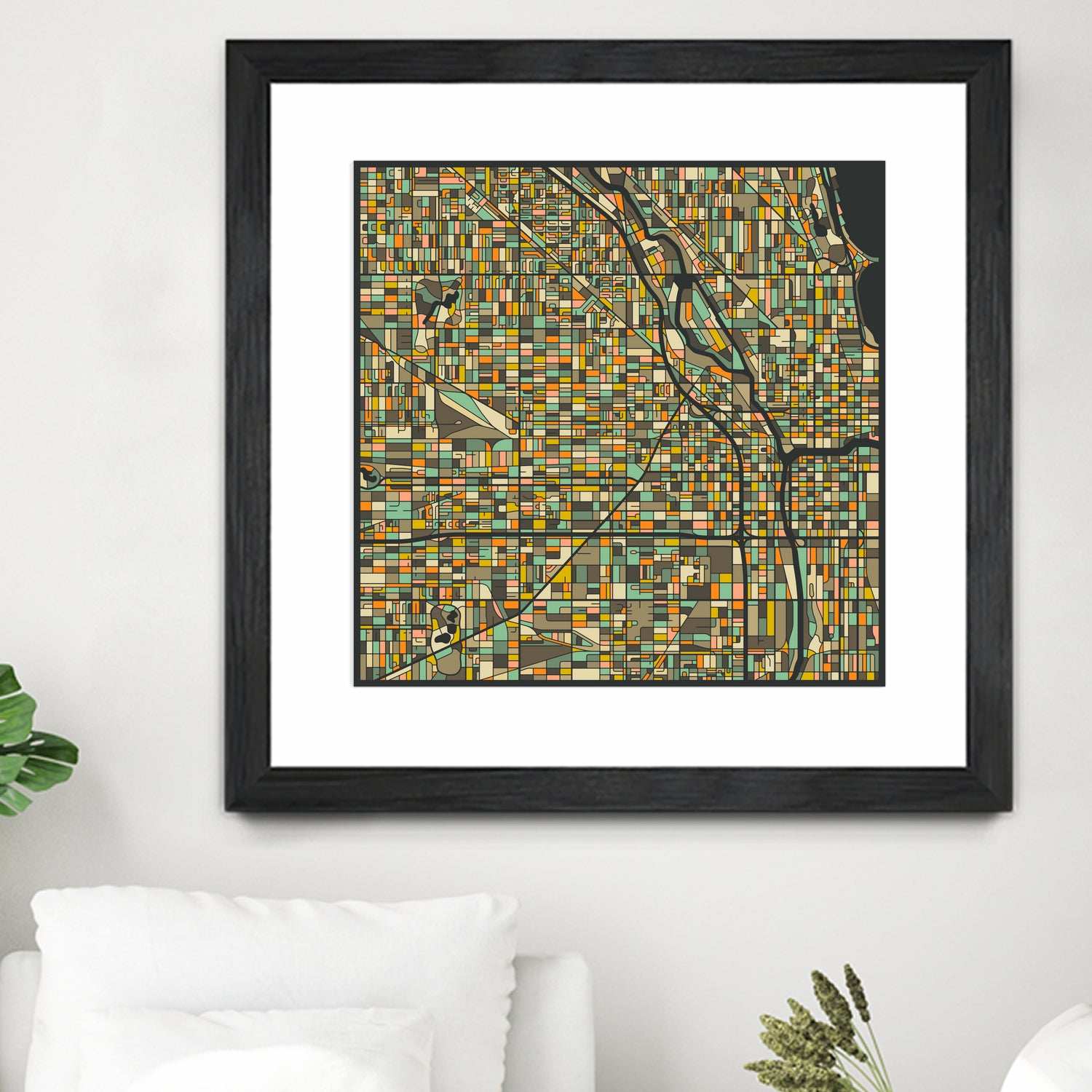 Chicago by Jazzberry Blue on GIANT ART - black vector illustration