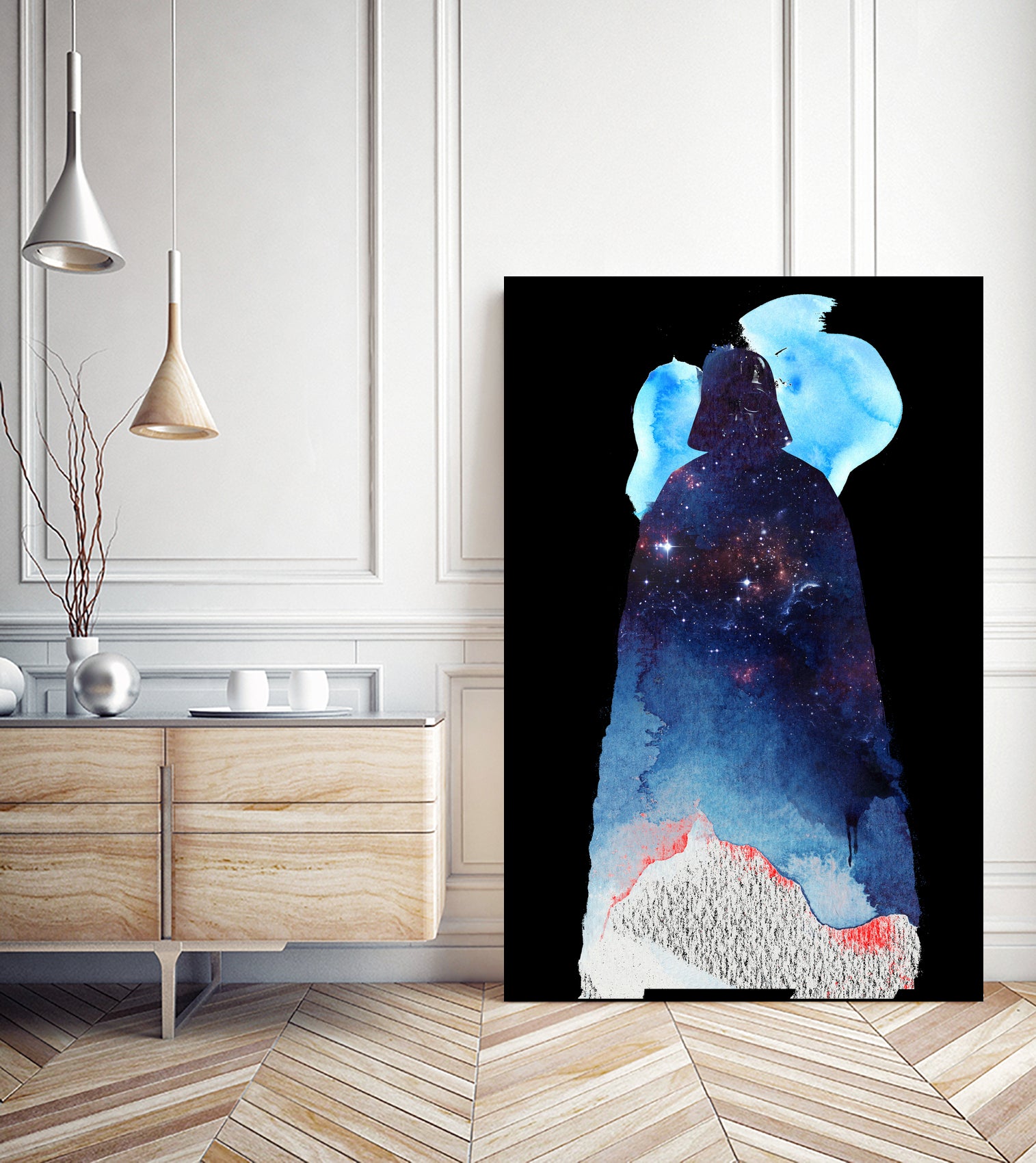 Lord of the Universe by Robert Farkas on GIANT ART - blue digital painting