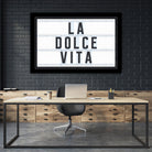 La Dolce Vita by Art Frankenberg on GIANT ART - white typography