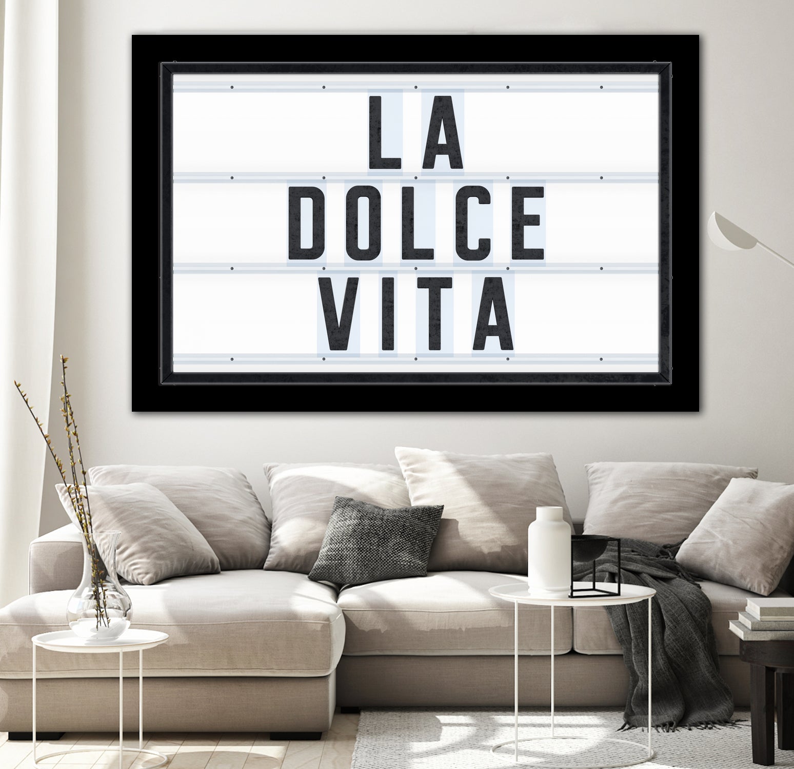 La Dolce Vita by Art Frankenberg on GIANT ART - white typography