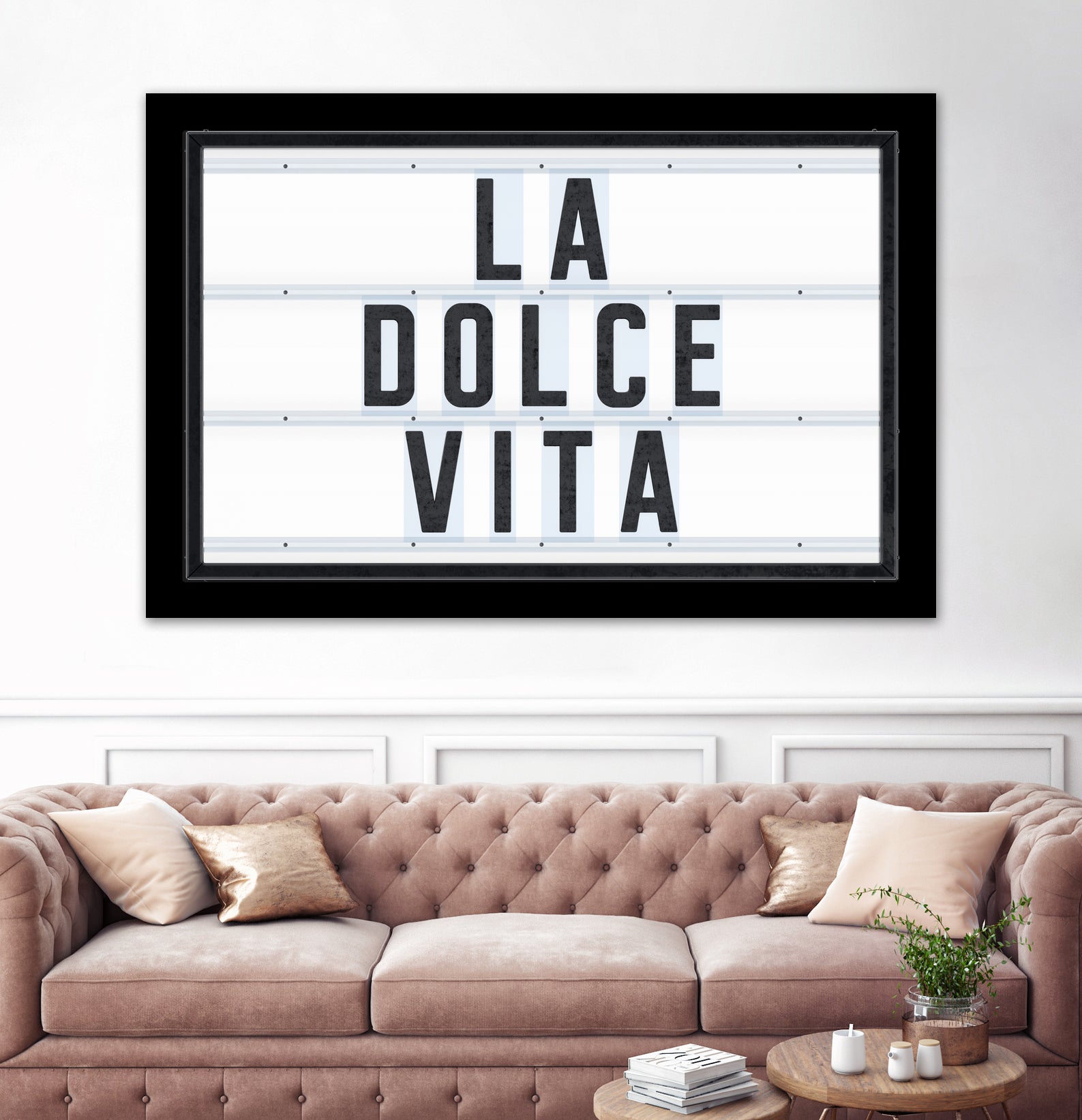 La Dolce Vita by Art Frankenberg on GIANT ART - white typography