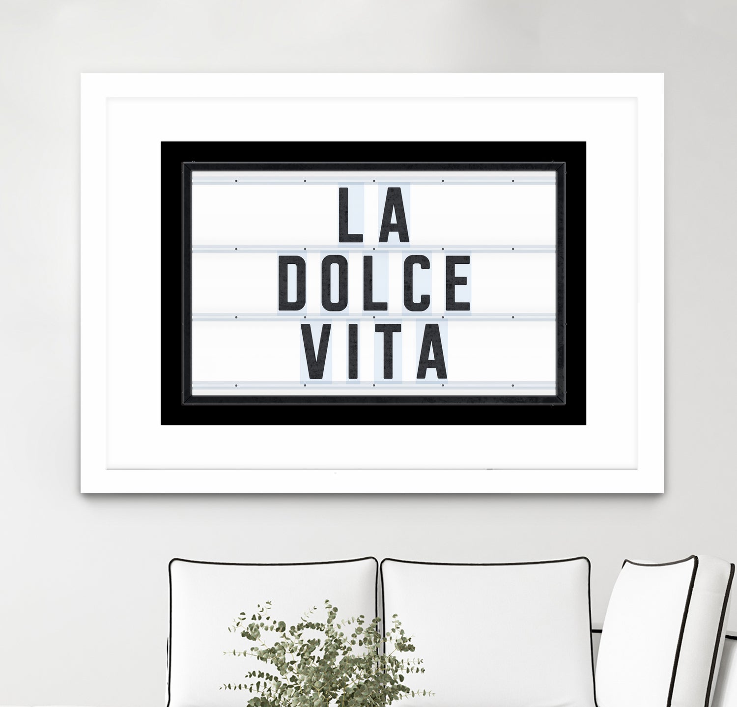 La Dolce Vita by Art Frankenberg on GIANT ART - white typography