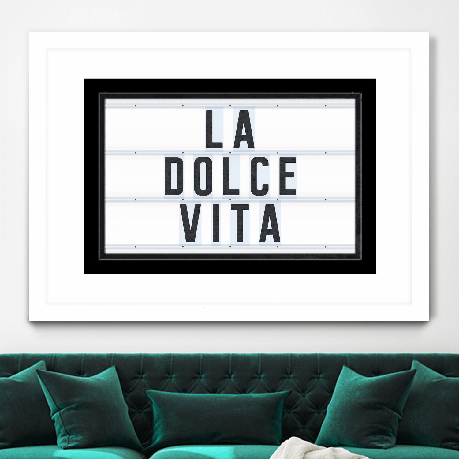 La Dolce Vita by Art Frankenberg on GIANT ART - white typography