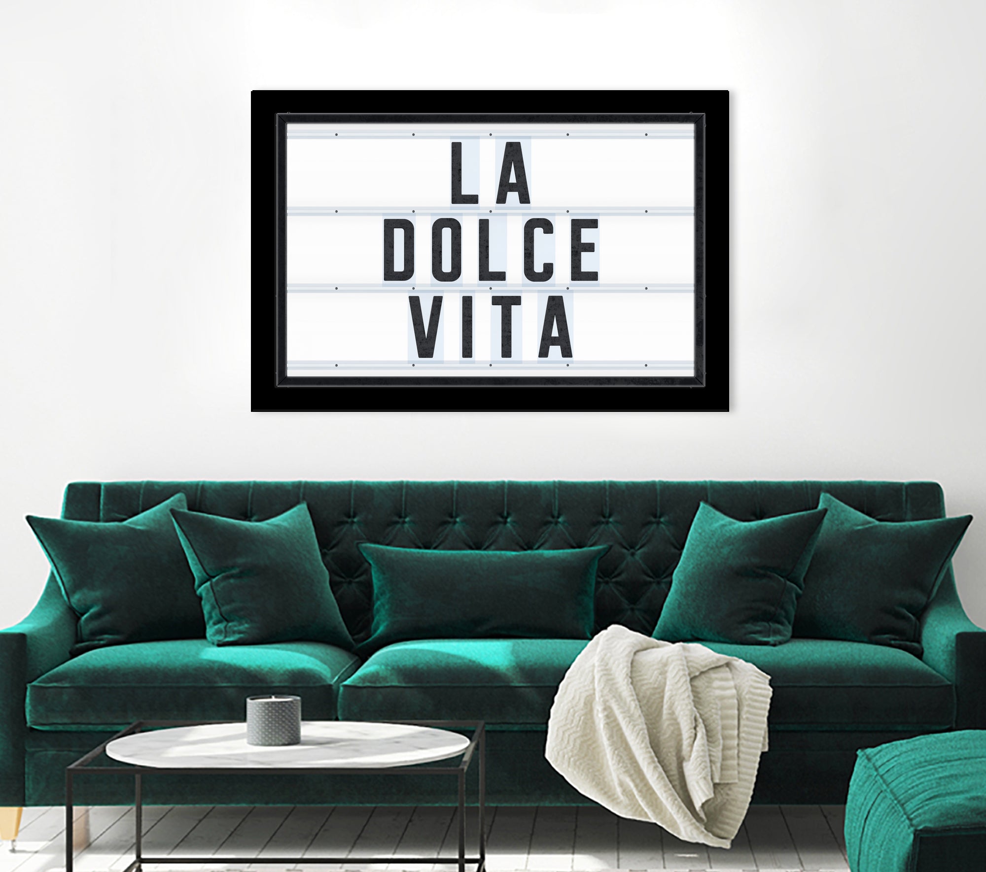 La Dolce Vita by Art Frankenberg on GIANT ART - white typography