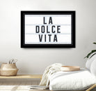 La Dolce Vita by Art Frankenberg on GIANT ART - white typography