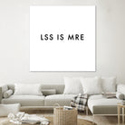 Less is more - White by Dominique Van Roey on GIANT ART - white typography