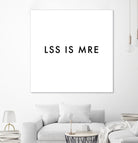 Less is more - White by Dominique Van Roey on GIANT ART - white typography