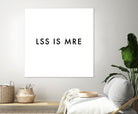 Less is more - White by Dominique Van Roey on GIANT ART - white typography