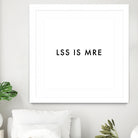 Less is more - White by Dominique Van Roey on GIANT ART - white typography