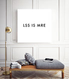 Less is more - White by Dominique Van Roey on GIANT ART - white typography