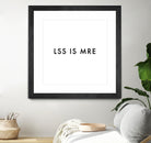 Less is more - White by Dominique Van Roey on GIANT ART - white typography