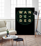 Wanderer by Magdalena Mikos on GIANT ART - white typography