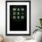 Wanderer by Magdalena Mikos on GIANT ART - white typography