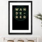 Wanderer by Magdalena Mikos on GIANT ART - white typography