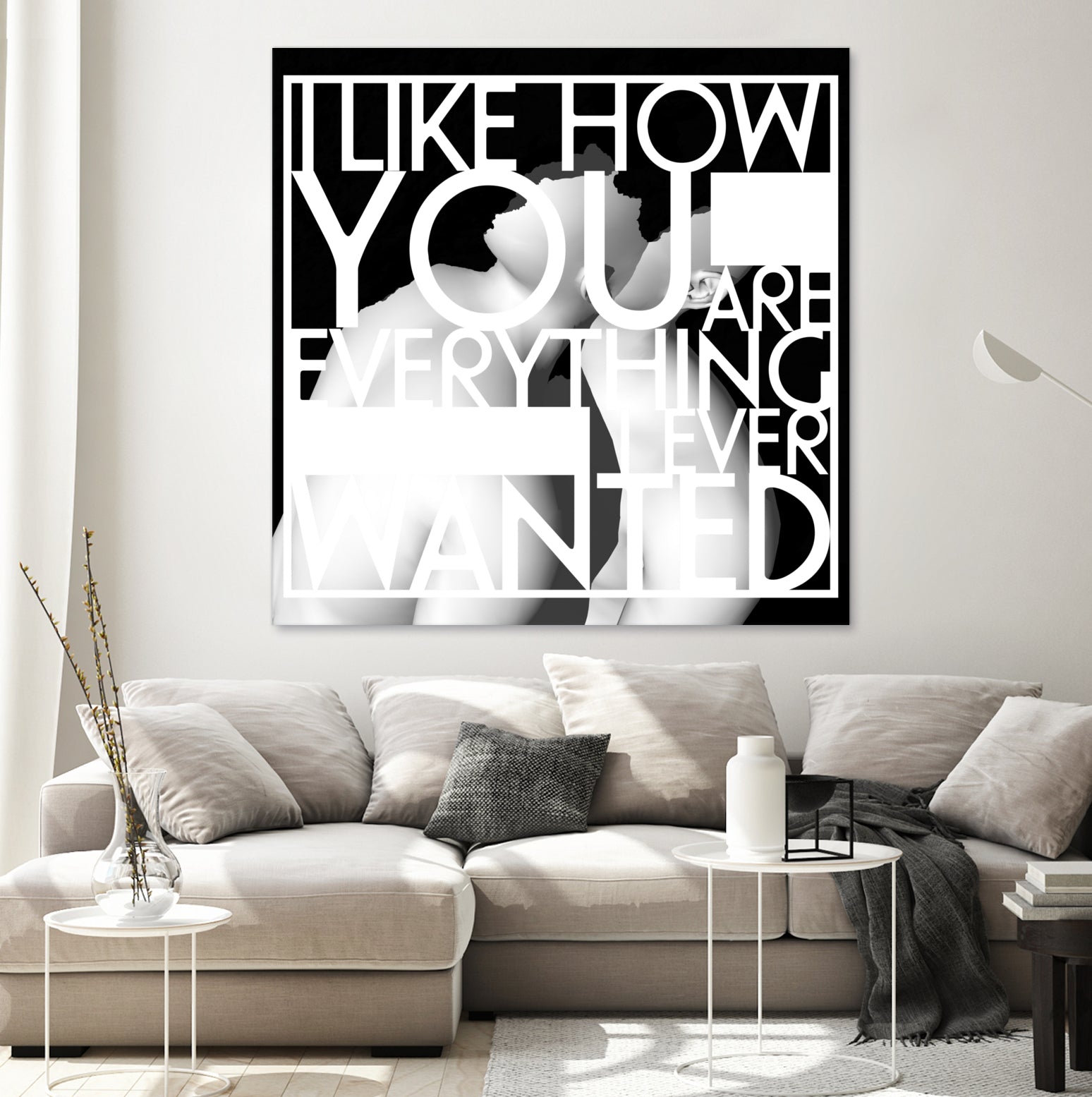 You Are Everything by Aimer Heinz on GIANT ART - black typography