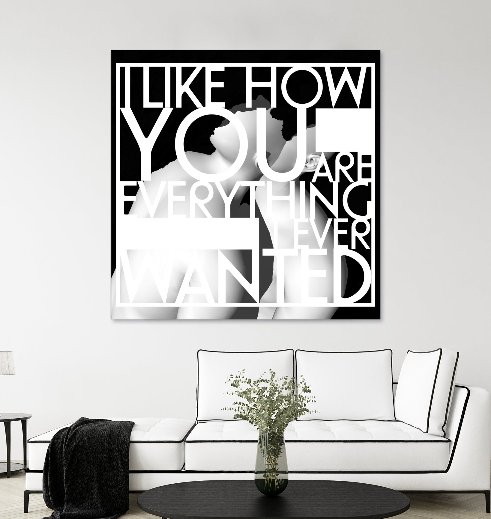 You Are Everything by Aimer Heinz on GIANT ART - black typography