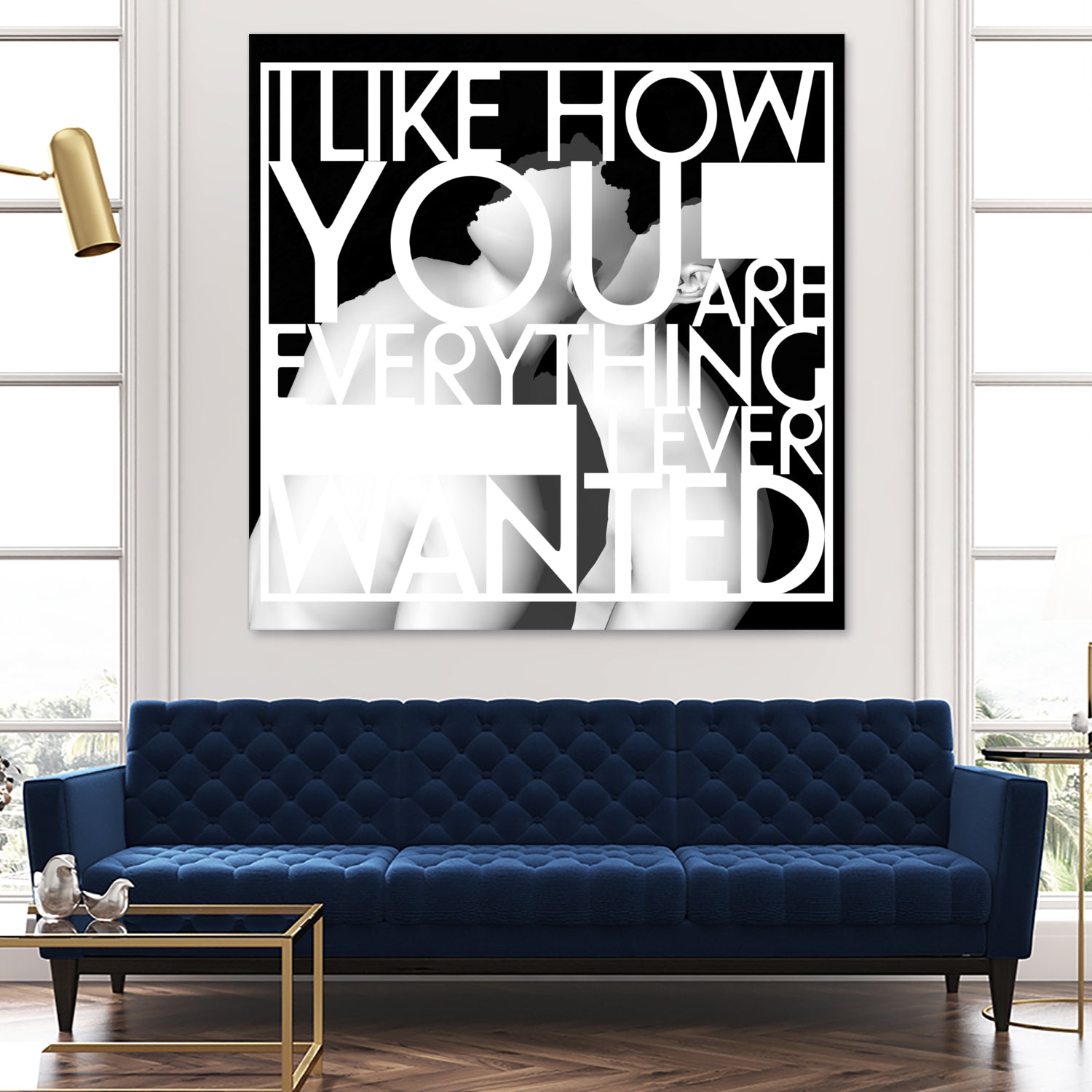 You Are Everything by Aimer Heinz on GIANT ART - black typography