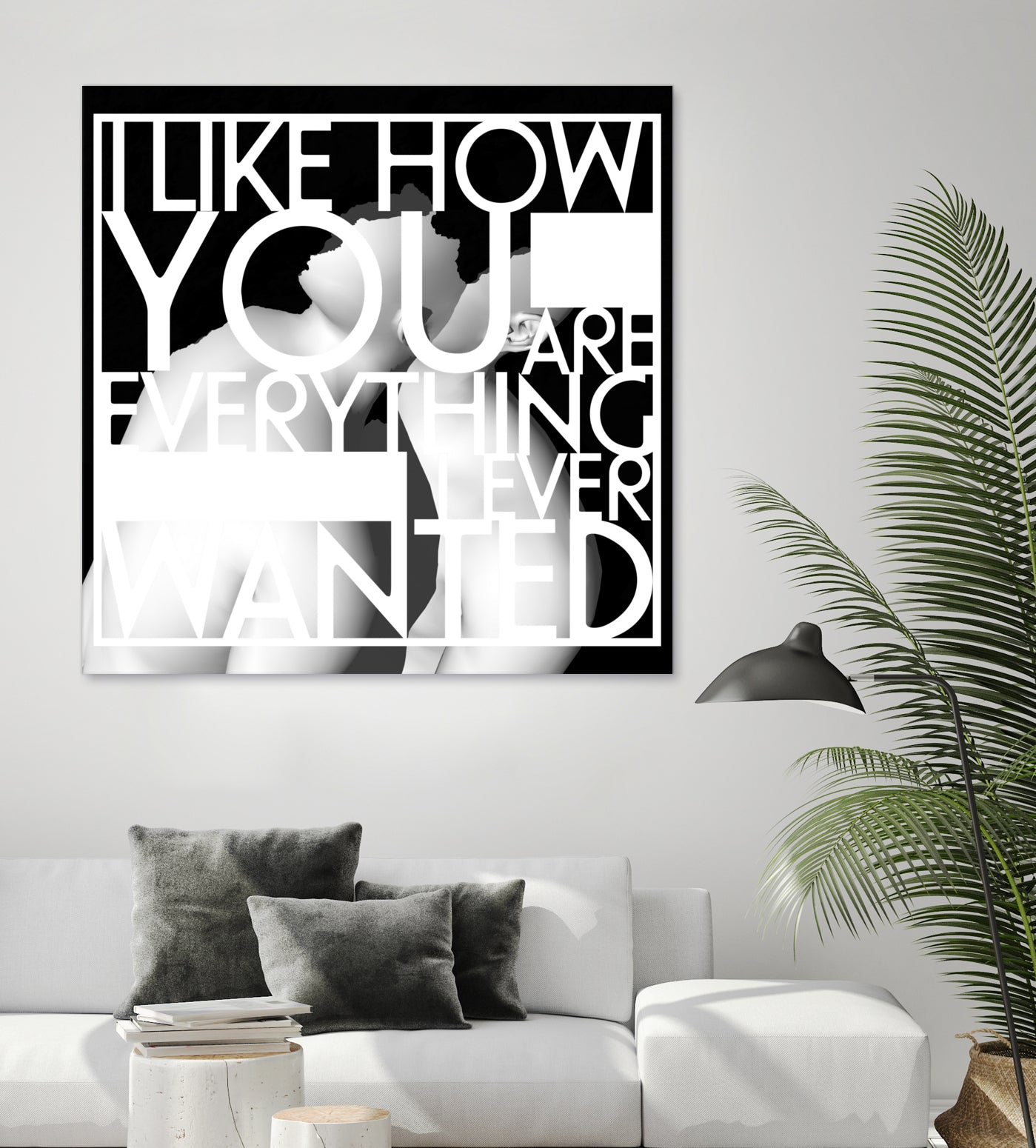 You Are Everything by Aimer Heinz on GIANT ART - black typography