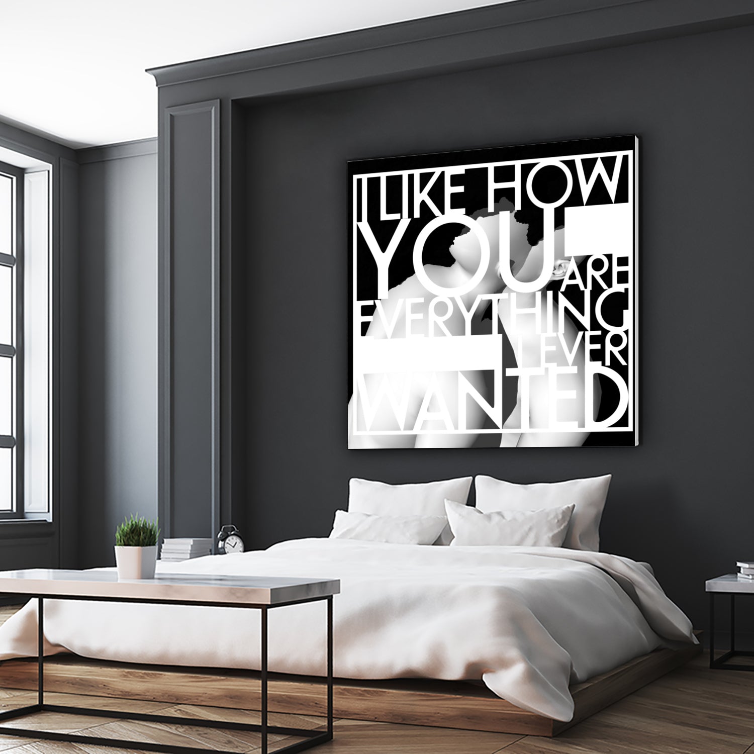 You Are Everything by Aimer Heinz on GIANT ART - black typography