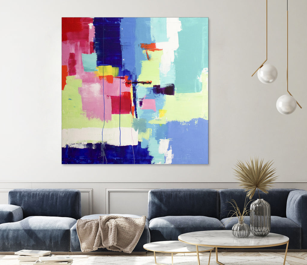 The Colors Life II by Fran Rosado on GIANT ART - white mixed media