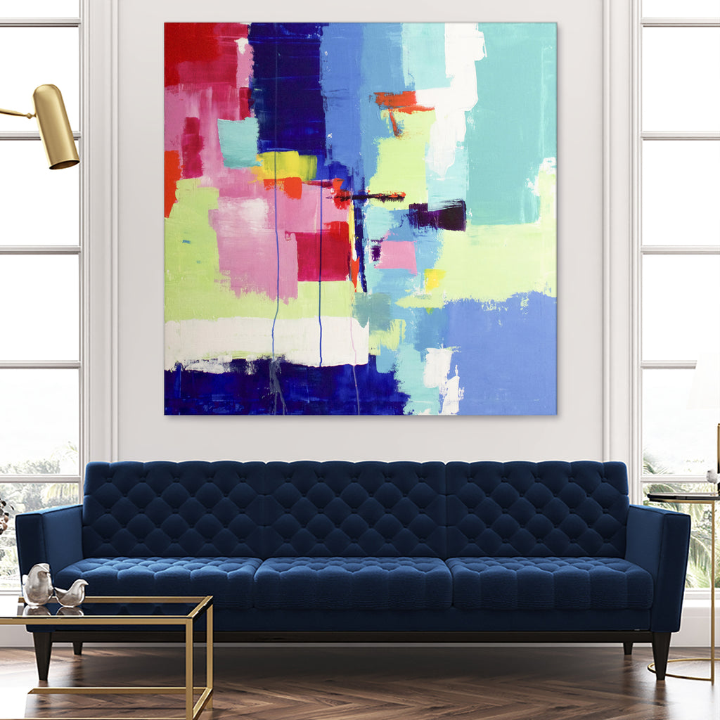 The Colors Life II by Fran Rosado on GIANT ART - white mixed media